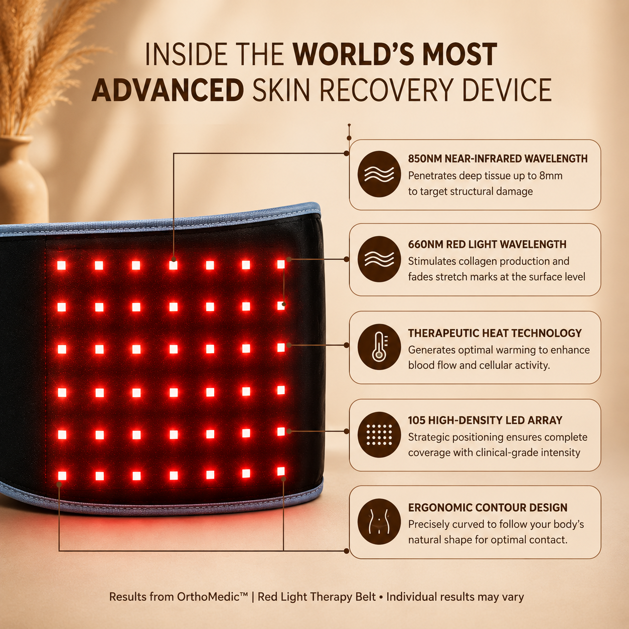 OrthoMedic™ | Red Light Therapy Belt