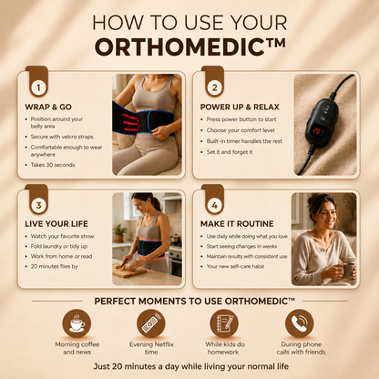 OrthoMedic™ | Red Light Therapy Belt